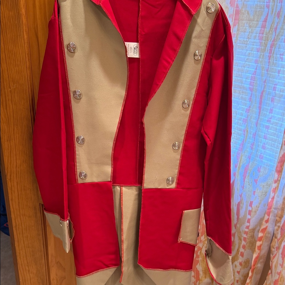 Men’s British Red Coat Costume Jacket